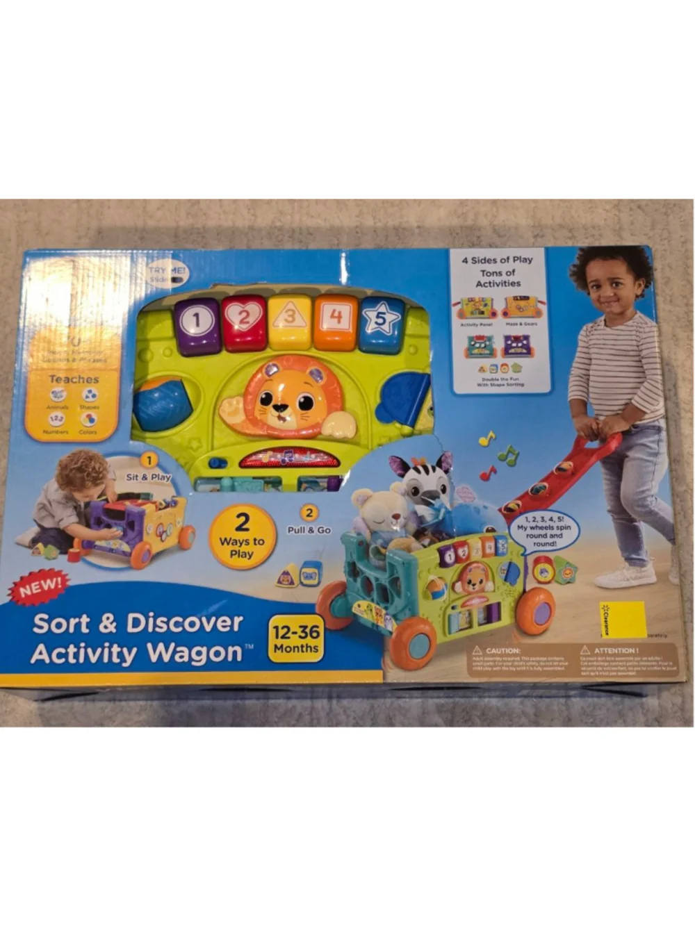 Baby VTech Sort & Discover Activity Wagon Green Orange